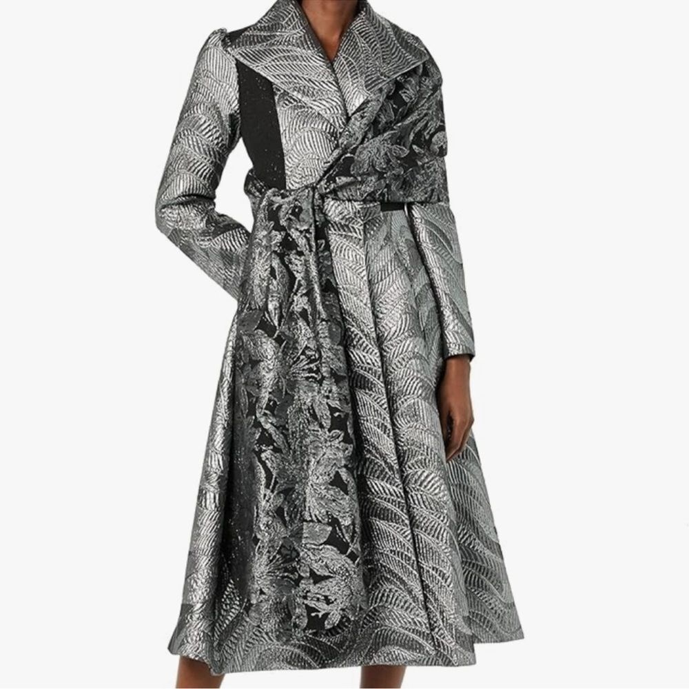 NWOT Making the Cut Season 3 Ep 3 Winning Look Jeanette's Metallic Jacquard Coat